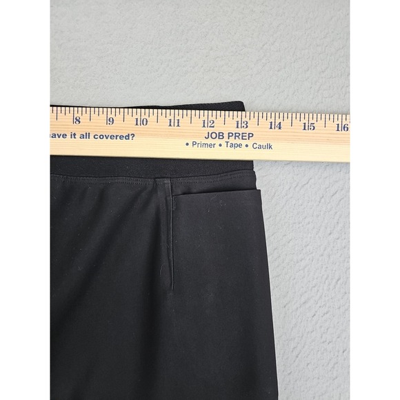 ATHLETA Pants Size 6 26x27 Black Stellar Tight High Rise Zip Pockets 982974 - Picture 9 of 10
